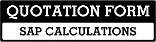 SAP Calculations Quote  For Fazeley